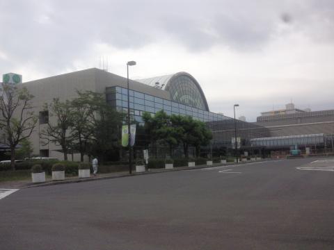 ゴール地点のインテックス大阪