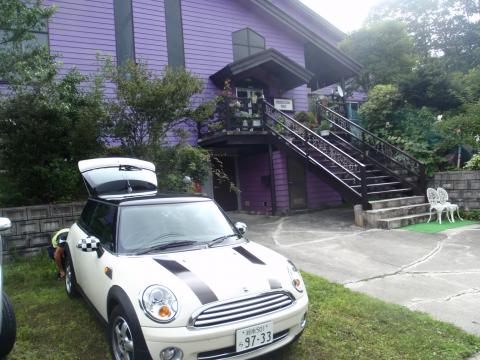 宿泊したリゾートクラブアミ。
湘南さんのミニクーパーがかっこいい!