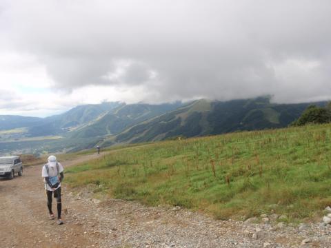 岩岳山頂から八方方面を撮影