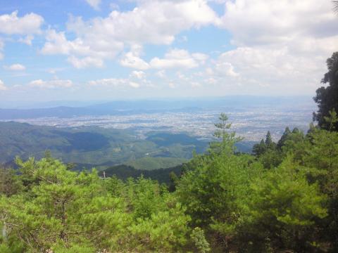 京都の街並みを望む!(^^)!