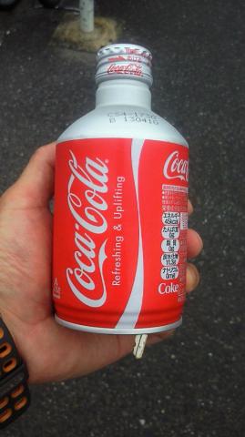 ゴール後はコーラ!(^^)!