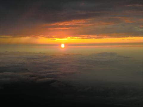 ご来光と雲海