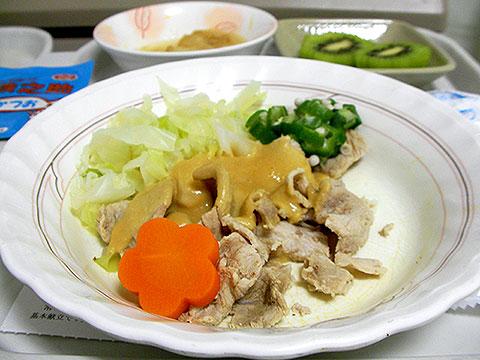 10日夕食のメインディッシュ。