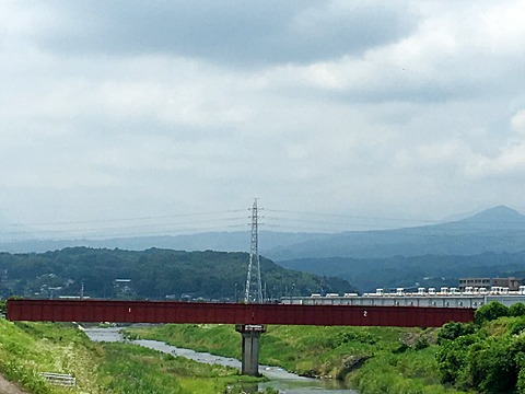 由布岳が見えません、、、
