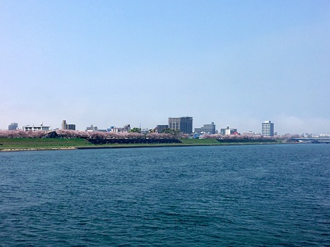 大分川。