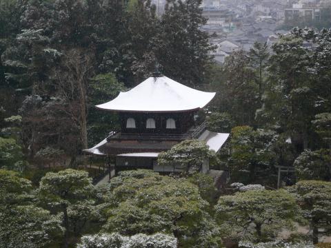 銀閣寺も負けてませんよ！建替えしてしばらくは風情が無かったのですが、だいぶいい感じに色付いて来てました。