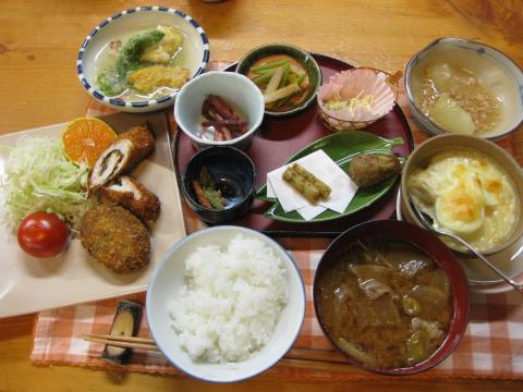 地元食材満載のお夕食♪