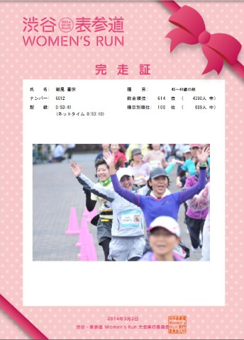 渋谷・表参道 Women’s Run