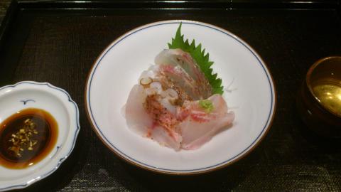 刺身は昆布〆