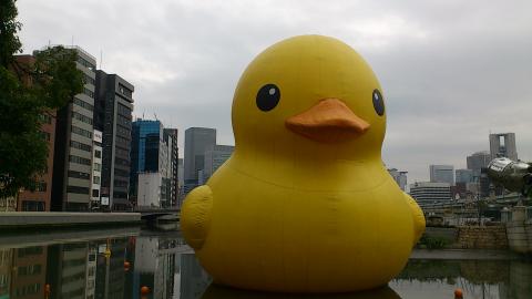 今回の目的はこのアヒル隊長に挨拶すること!?