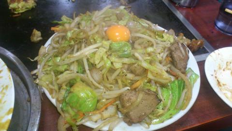 レバ野菜炒め~