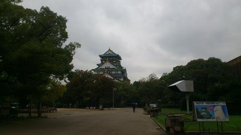 ちゃんと大阪城にも挨拶したよ♪