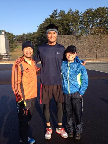 まさに大人と子供
引退して5km痩せていま90kgだって!