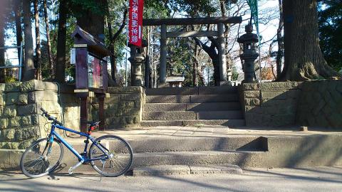野川神明社
ランナー、バイカーが大勢詣でるらしい