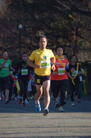 応援の前だけキロ3分半!