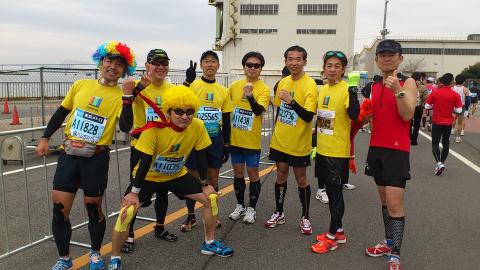 ゴール後の仲間達
この中では一番遅いんだよなあ・・・