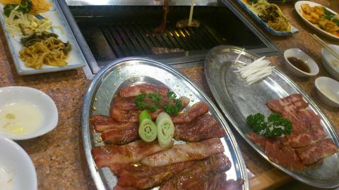 焼肉　京城　水道橋店個人的には東京で一番美味いと思う（でも、高いので自腹ではいけましぇーん）