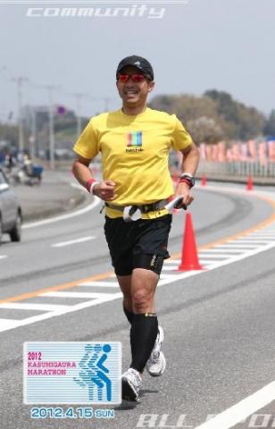 40km地点恥ずかしいからゼッケン外して苦笑い・・・