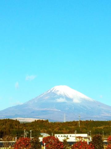 東名からみた富士山