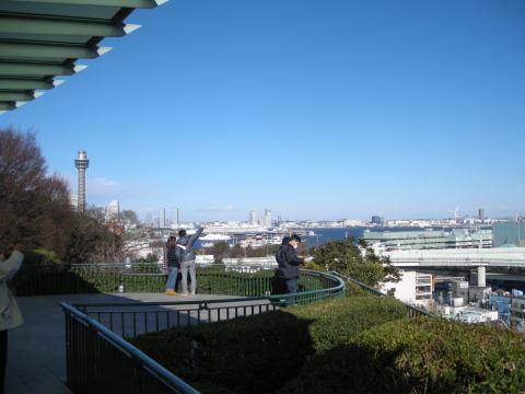 港の見える丘公園からの風景。