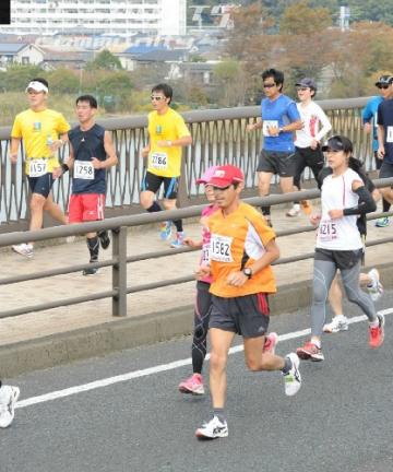 5キロ地点、SAISさんと!