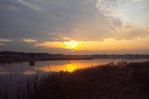 フィッシングセンターから。雲がかかって惜しい。