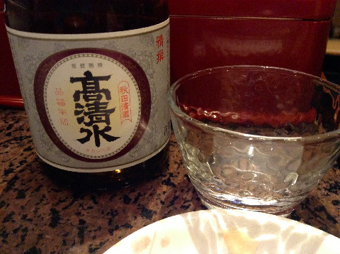高清水も寿司も最高!