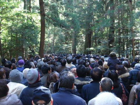 200m手前で、大渋滞。