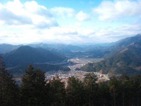 烏岳頂上(545m)