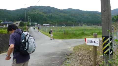 のぼり初めは林道を歩く。