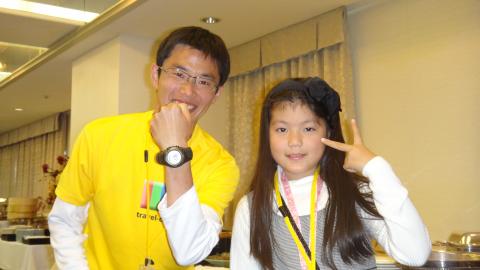 yuzoさんと娘のツーショット(^^♪