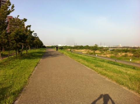 こちらは早朝の独りランのときの写真