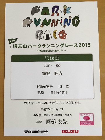 なぜか、ガーミンの計測タイムと2分も違う。ちゃんとスタートストップを押したけど、なぜ?。