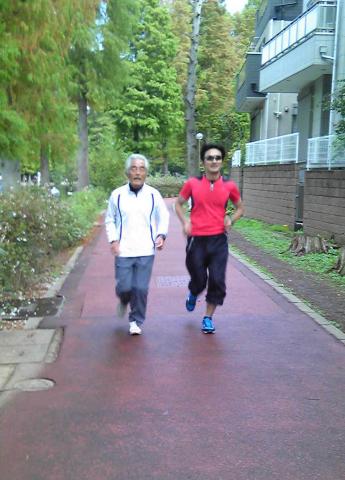 二人で仲良く6kmほど・・・