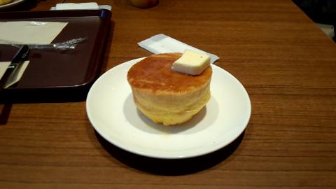 これを食べに来たようなもの。
厚さたっぷりの「厚焼きホットケーキ」