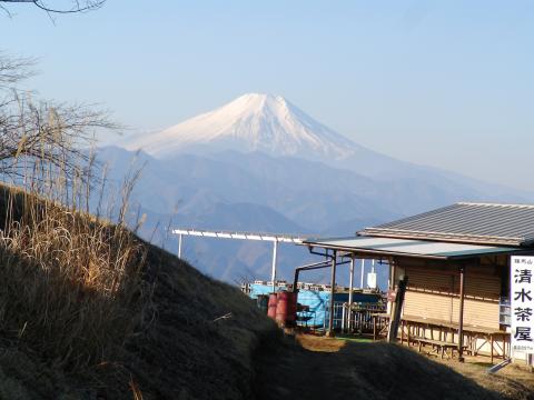 陣馬山からの富士山