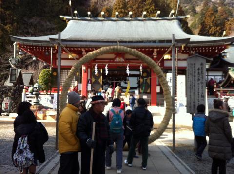 スタンプは大山山頂ではなく阿夫利神社下社です!