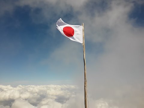 雲上の日の丸^^