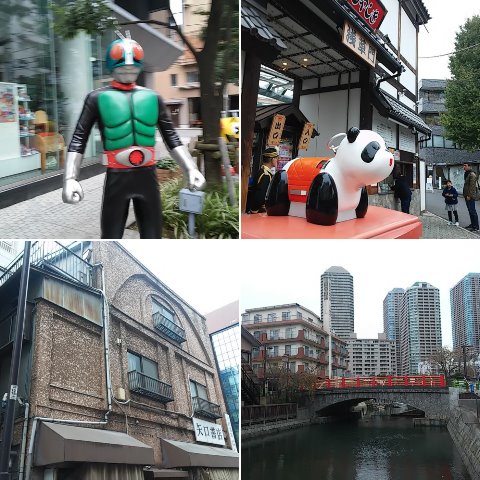 チェックポイント抜粋。実は浅草って東京マラソンでしか行ったことが無かった(笑) 花やしきで東野圭吾の「トキオ」を思い出す。