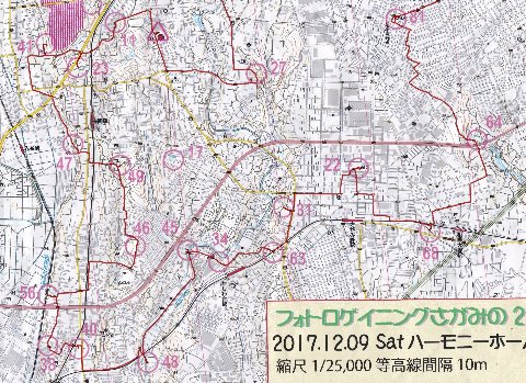 後半。会場付近のポイントを後回しにしたおかげで残り時間が読みやすく、この回り方にしてたぶん正解。