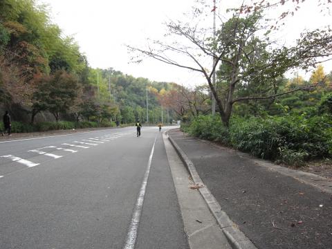 そして下り坂。もう一度、この坂を上ると思うと・・・「笑む」しかないか(^_^;