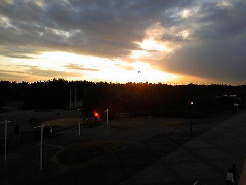 幕張の夕日