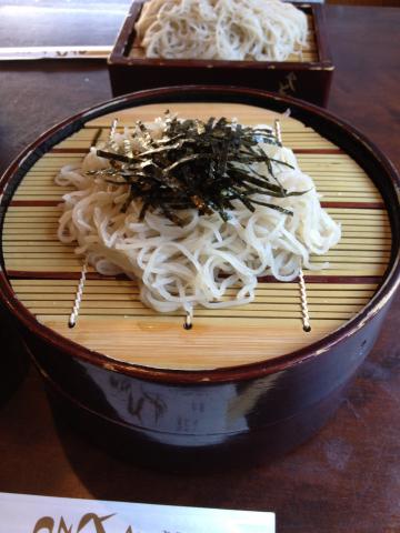そして松本と言えば信州そば!このお蕎麦は吟醸お蕎麦「もとき」で戴きました。