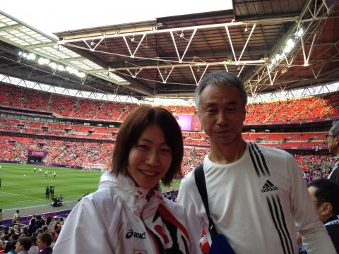 吉川美香選手も応援に来てくれました!