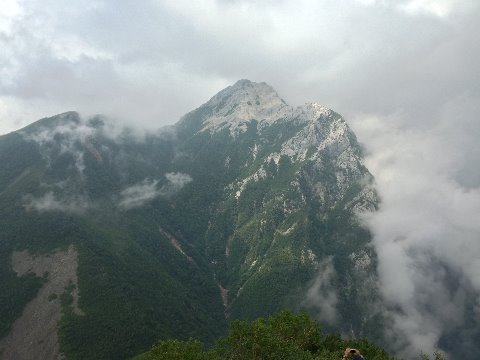 栗沢山から甲斐駒ケ岳