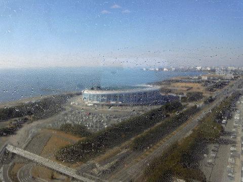 Goal後のマリンスタジアム
(結露で見にくいですが)