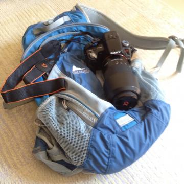今日のお供「GREGORY」と「SONYα55」