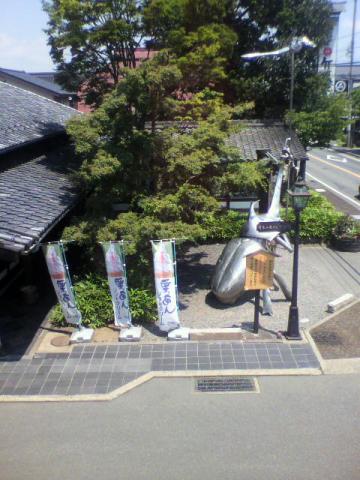 おやつを食べに入ったお店から~カブトムシととんぼ・・・後ろも確認したけど、他にはいませんでした。