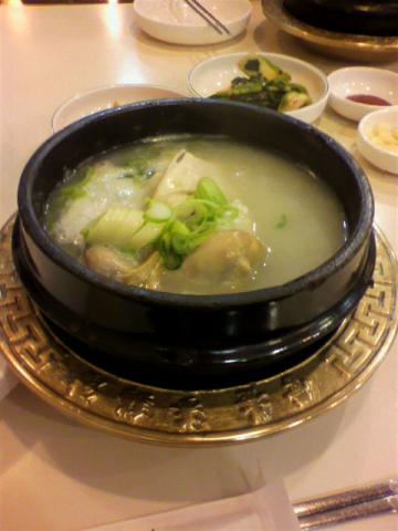 前日の勝負ご飯のサムゲタン
