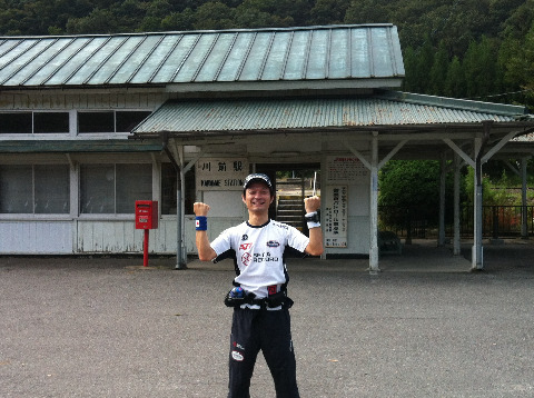 磐越東線川前駅でsb3kazuさん ここまでは元気だったが